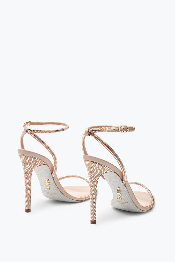 jeweled ellabrita crystal blush sandal 105 rene caovilla