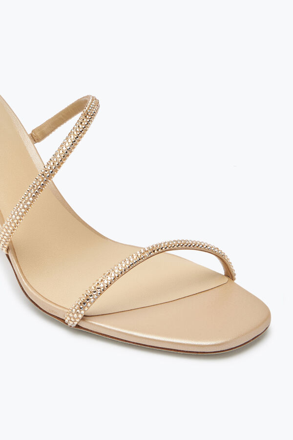 jeweled cleo crystal beige sandale 80 rene caovilla