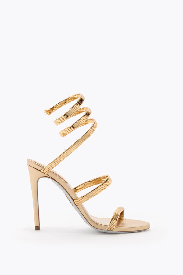 jeweled wacholder-metall-gold sandal 105 rene caovilla