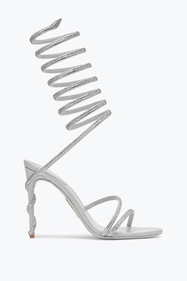 jeweled margot crystal grau sandale 105 rene caovilla