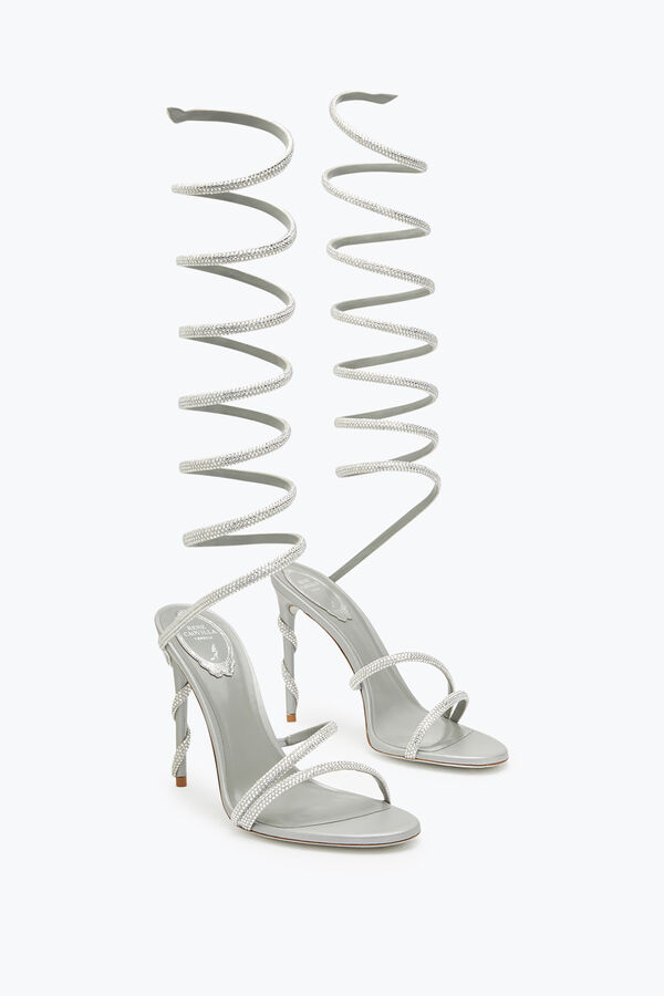 jeweled margot crystal grau sandale 105 rene caovilla