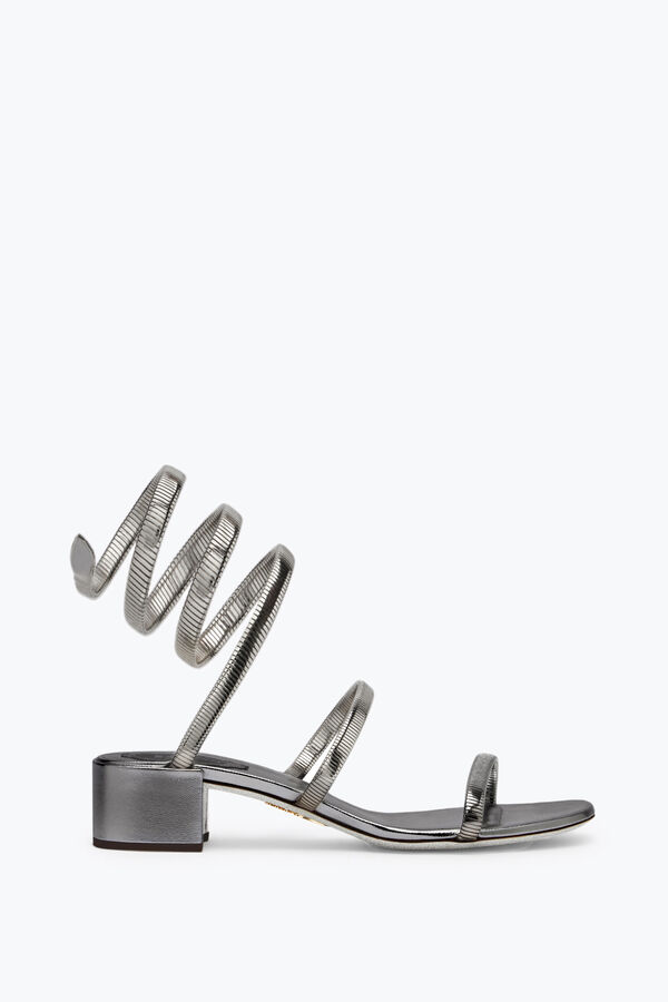 jeweled juniper gunmetal sandale 40 rene caovilla
