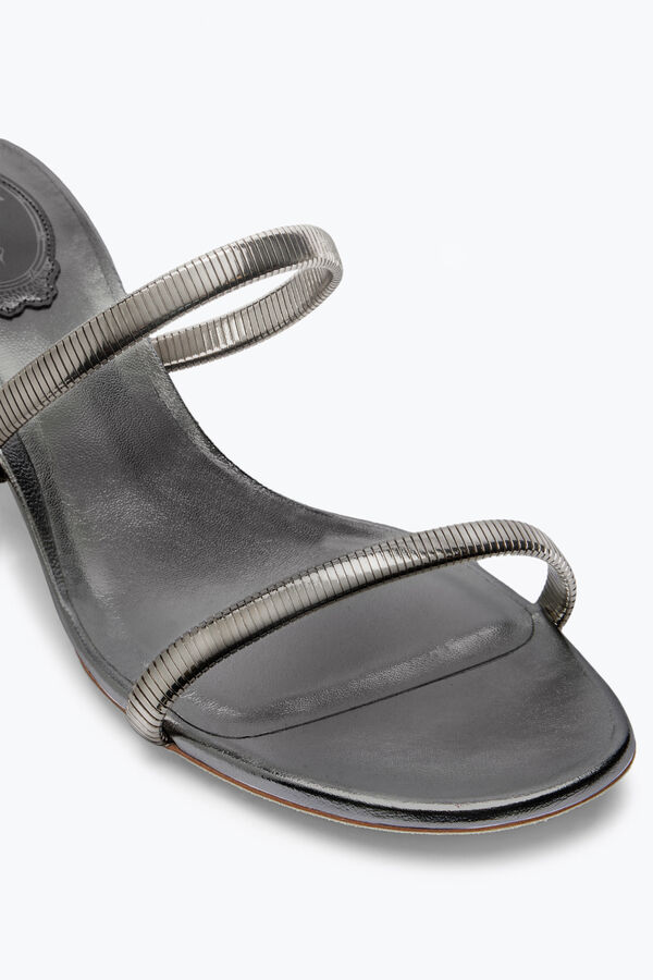 jeweled juniper gunmetal sandale 40 rene caovilla