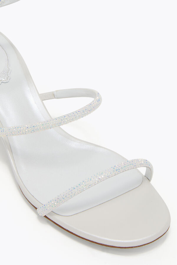 jeweled cleo weiß sandale 40 rene caovilla