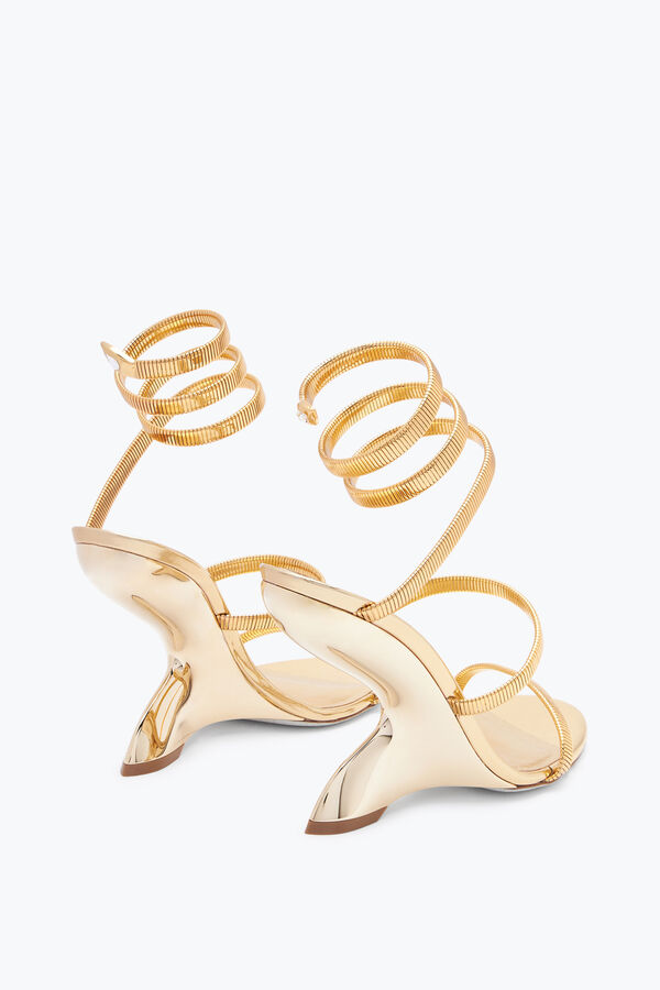 jeweled symphony gespiegelt gold sandal 105 rene caovilla