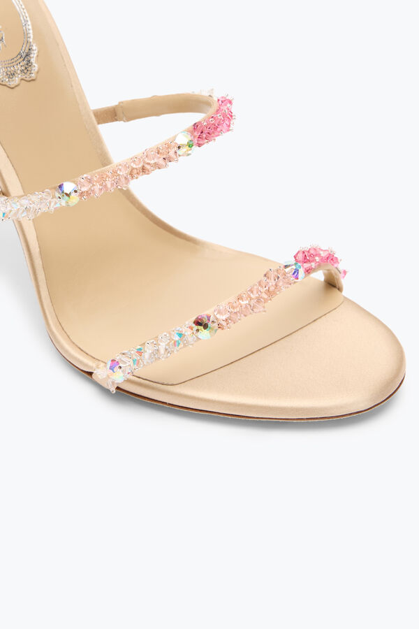 jeweled cinderella barbie rosa sandale mit schlange 105 rene caovilla