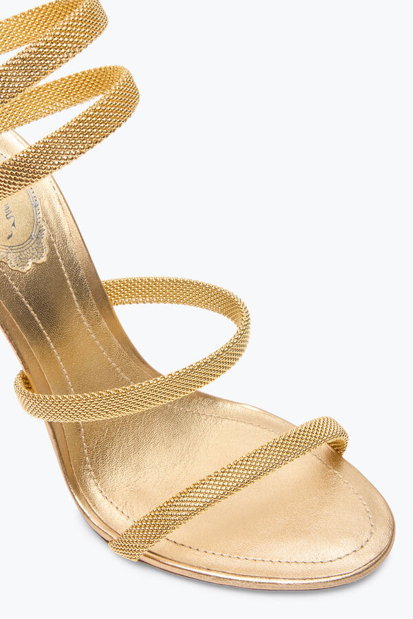 jeweled trigold cleo gold sandal 105 rene caovilla