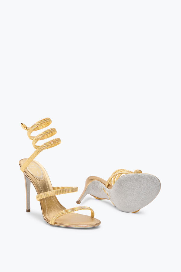 jeweled trigold cleo gold sandal 105 rene caovilla