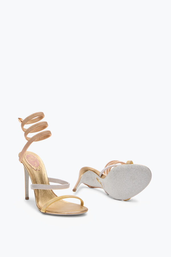 jeweled trigold cleo drei-getönten sandal 105 rene caovilla