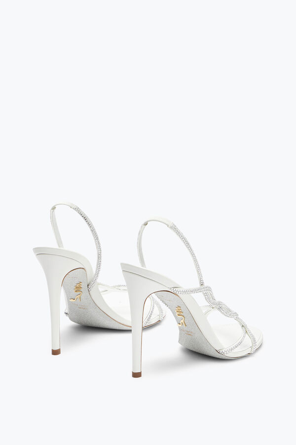 jeweled braid ivory sandal 105 rene caovilla