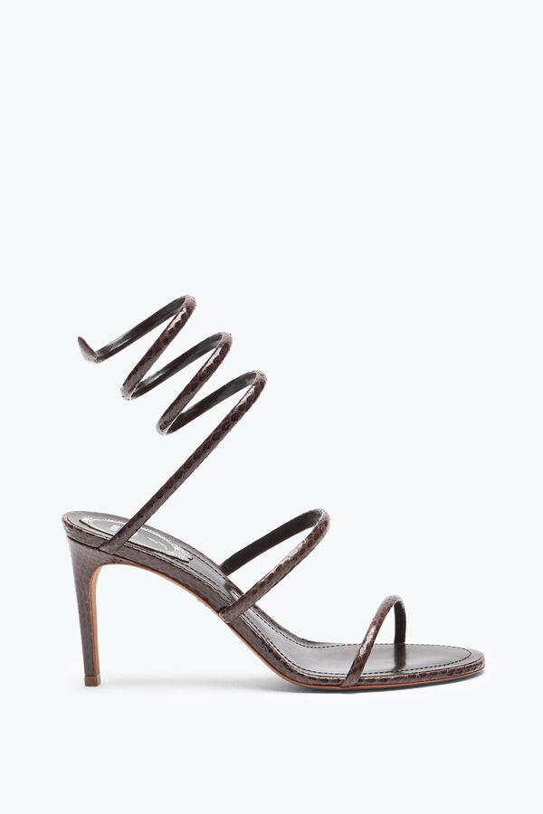 jeweled cleo brown-ayers leder sandale 80 rene caovilla