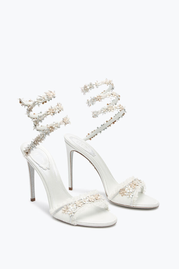 jeweled blÜte white sandal 105 rene caovilla