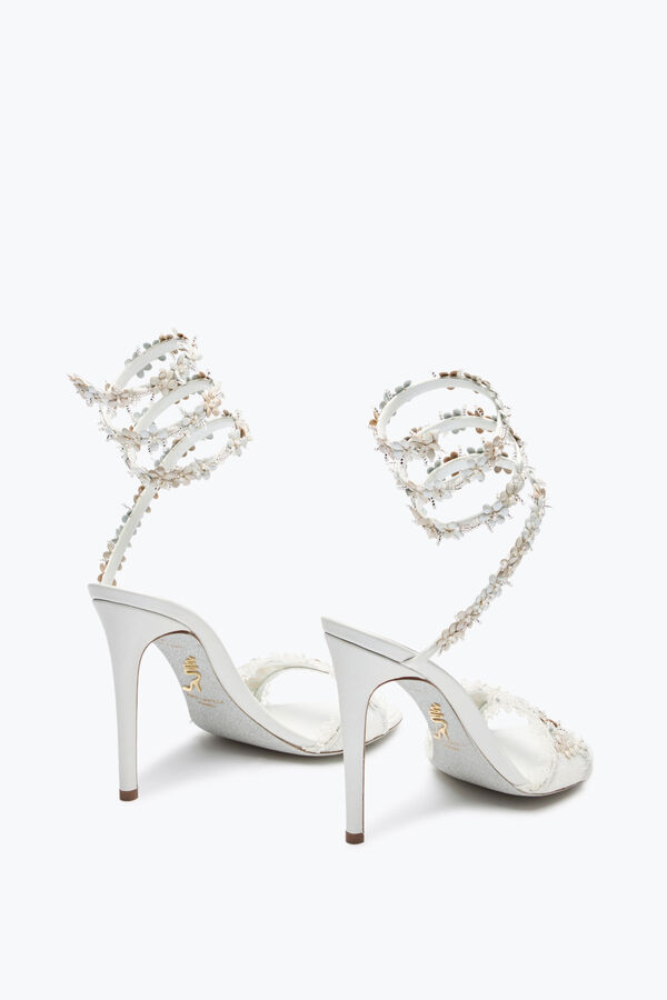 jeweled blÜte white sandal 105 rene caovilla