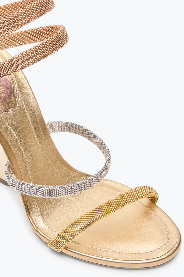 jeweled trigold symphony drei-getönten sandal 105 rene caovilla