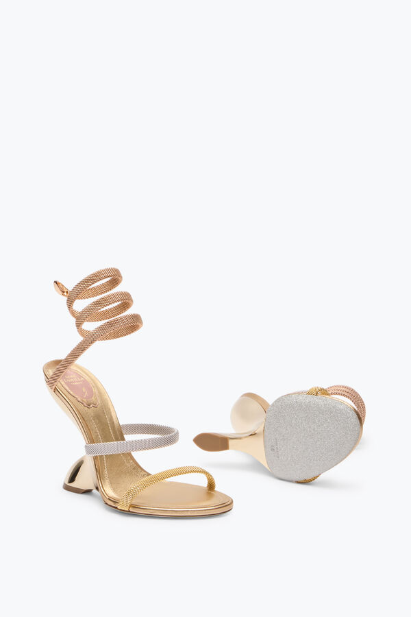 jeweled trigold symphony drei-getönten sandal 105 rene caovilla