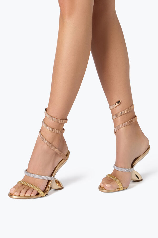jeweled trigold symphony drei-getönten sandal 105 rene caovilla