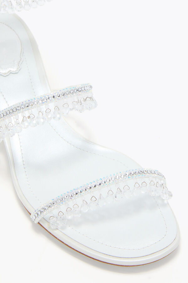 jeweled kronleuchter weiße sandale 40 rene caovilla