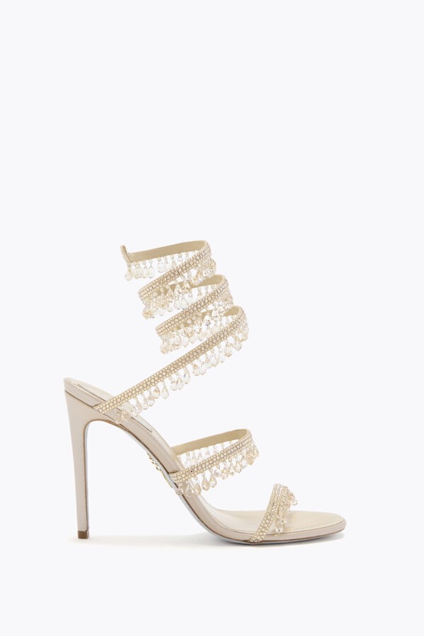 jeweled kronleuchter champagner sandal 105 rene caovilla