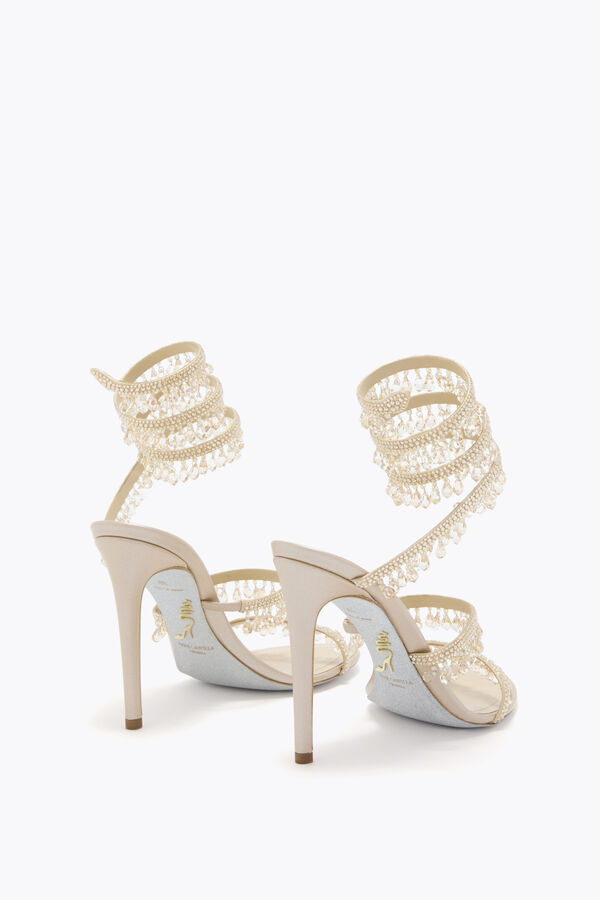 jeweled kronleuchter champagner sandal 105 rene caovilla