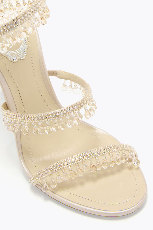 jeweled kronleuchter champagner sandal 105 rene caovilla