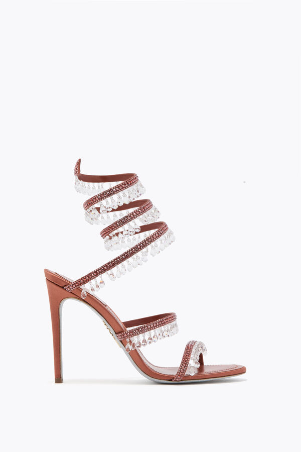 jeweled kronleuchter mocha mousse sandal 105 rene caovilla