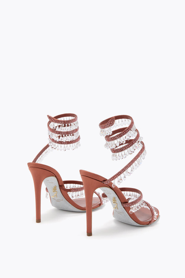 jeweled kronleuchter mocha mousse sandal 105 rene caovilla