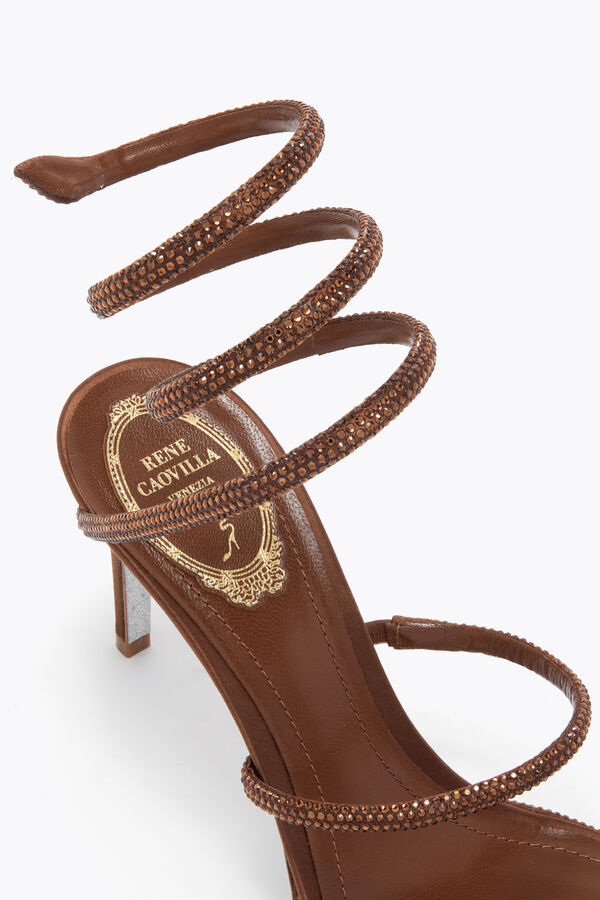 jeweled cleo braun sandale 80 rene caovilla