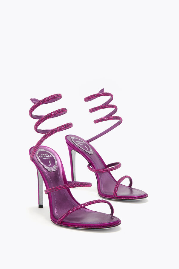 jeweled cleo porpora sandal 105 rene caovilla