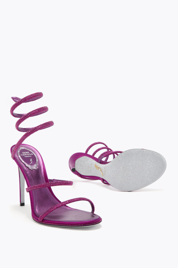 jeweled cleo porpora sandal 105 rene caovilla