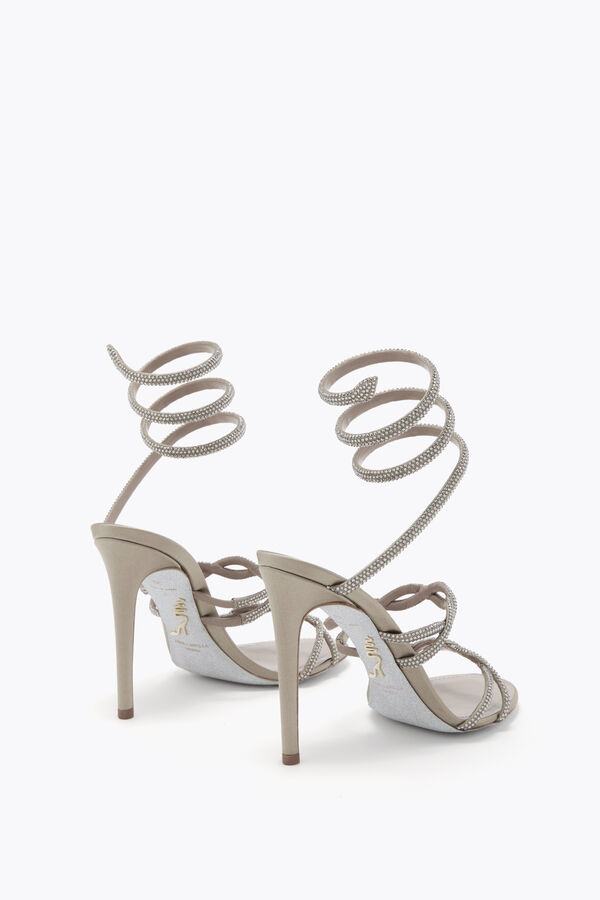 jeweled braid cleo dove grau sandale 105 rene caovilla