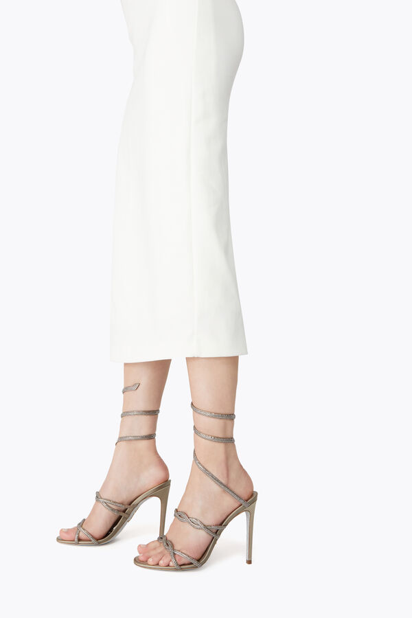 jeweled braid cleo dove grau sandale 105 rene caovilla