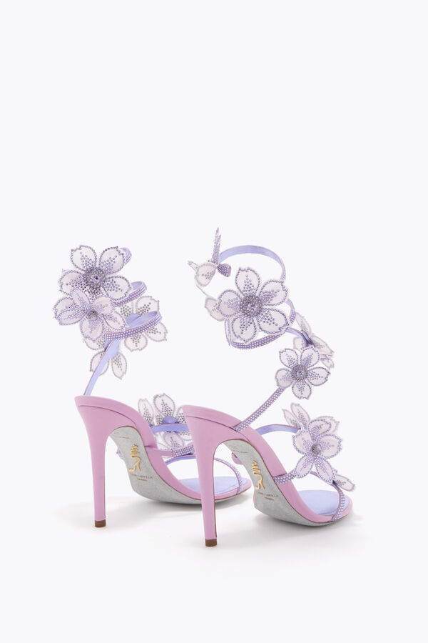 jeweled pfirsich blume wisteria sandal 105 rene caovilla