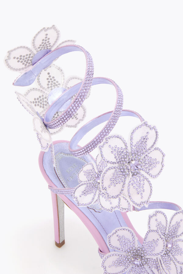 jeweled pfirsich blume wisteria sandal 105 rene caovilla