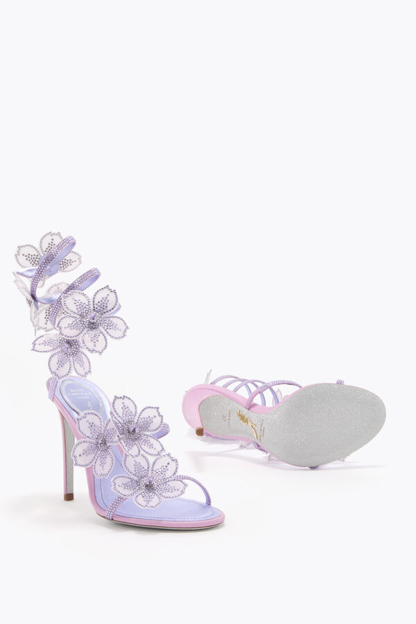 jeweled pfirsich blume wisteria sandal 105 rene caovilla