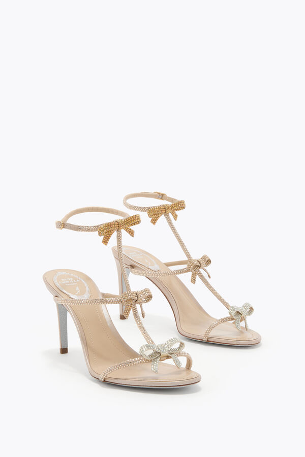 jeweled caterina gold sandale 80 rene caovilla