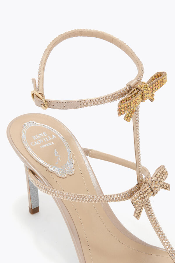 jeweled caterina gold sandale 80 rene caovilla