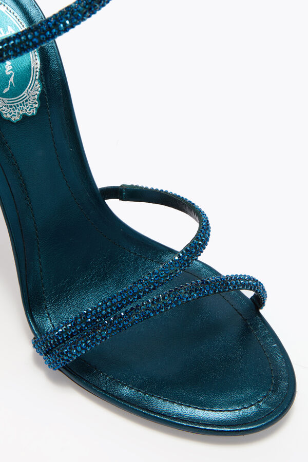 jeweled margot teal sandal 105 rene caovilla