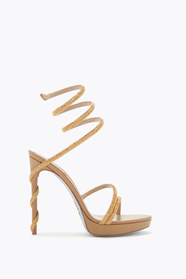 jeweled margot honig plattform sandale 120 rene caovilla