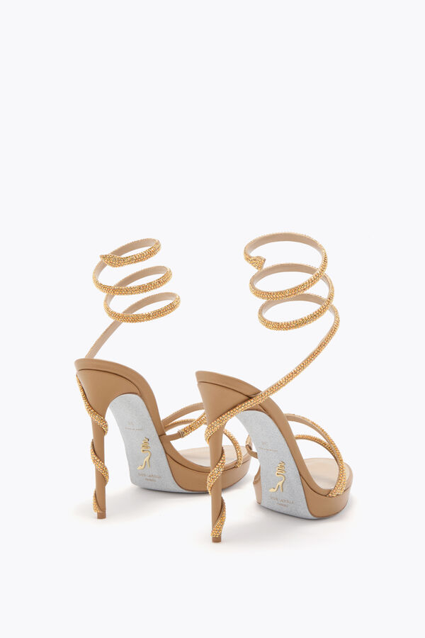 jeweled margot honig plattform sandale 120 rene caovilla