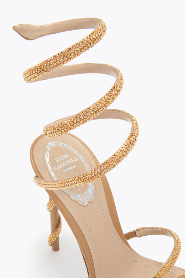 jeweled margot honig plattform sandale 120 rene caovilla