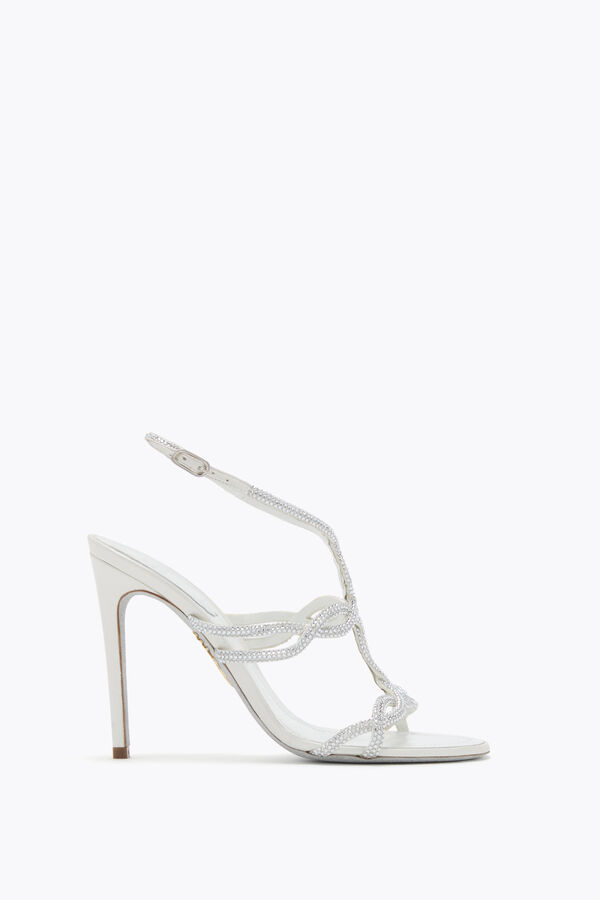 jeweled dalilah weiße sandale 105 rene caovilla