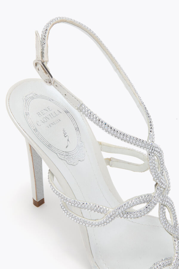 jeweled dalilah weiße sandale 105 rene caovilla