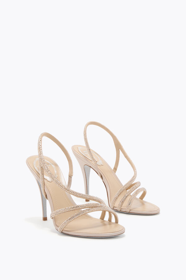 jeweled erin gold sandale 100 rene caovilla