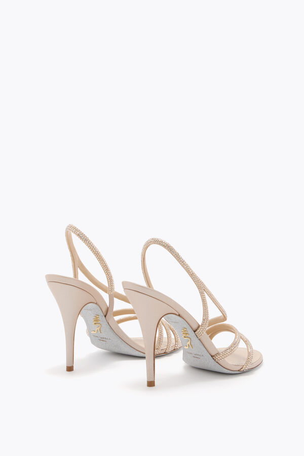 jeweled erin gold sandale 100 rene caovilla
