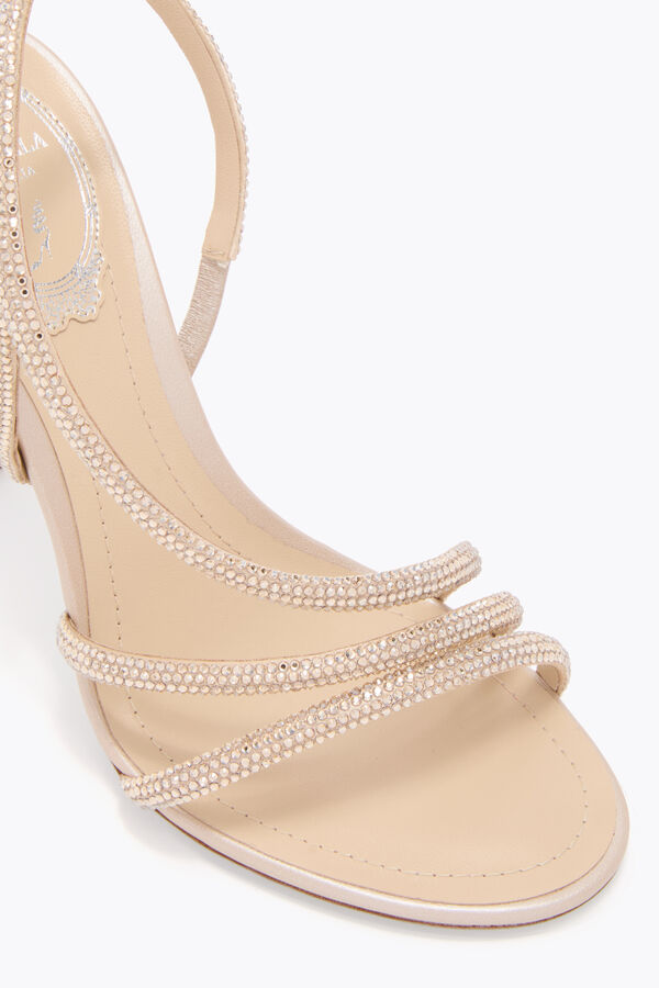 jeweled erin gold sandale 100 rene caovilla