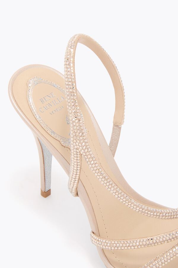 jeweled erin gold sandale 100 rene caovilla