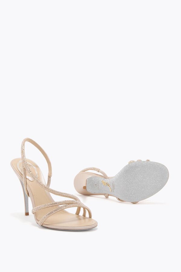 jeweled erin gold sandale 100 rene caovilla