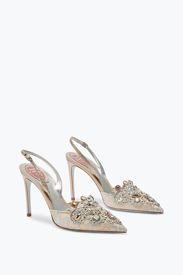 jeweled grau jewel slingbacks veneziana rene caovilla