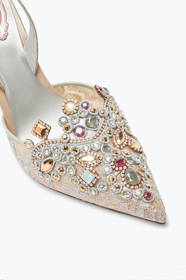 jeweled grau jewel slingbacks veneziana rene caovilla