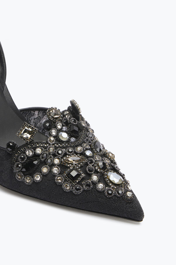 jeweled high-heeled slingbacks veneziana rene caovilla